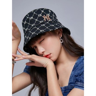 📢 พร้อมส่ง 🌈ของแท้💯% หมวกMLB DIA MONOGRAM UNISEX BUCKET หมวกบัคเก็ต หมวกNY