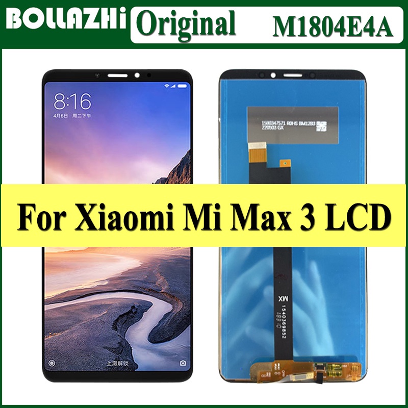 Original LCD For Xiaomi Mi Max 3 LCD Display Touch Screen Digitizer Assembly Replacement For Xiaomi Mi Max3 Display M180