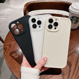 เคสโทรศัพท์มือถือ แบบใส สีขาว แบบเรียบ สําหรับ Realme 11 10 C55 C30 C30s 9 Pro GT Master Edition GT Neo3 Neo2 8 7 XT X2