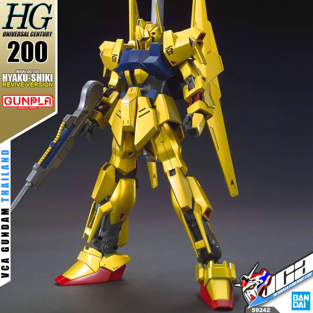 VCA BANDAI GUNPLA HIGH GRADE UNIVERSAL CENTURY HGUC HG 1/144 HYAKU SHIKI REVIVE โมเดล กันดั้ม กันพลา ของเล่น VCAGTH