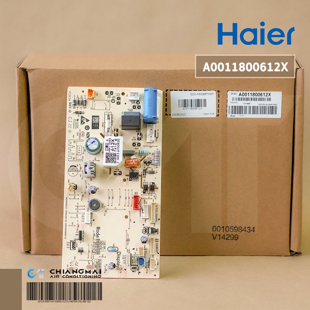 A0011800612X แผงวงจรแอร์ Haier แผงบอร์ดแอร์ไฮเออร์ แผงบอร์ดคอยล์เย็น รุ่น HSU-12VTAA03T, HSU-12VTRA0