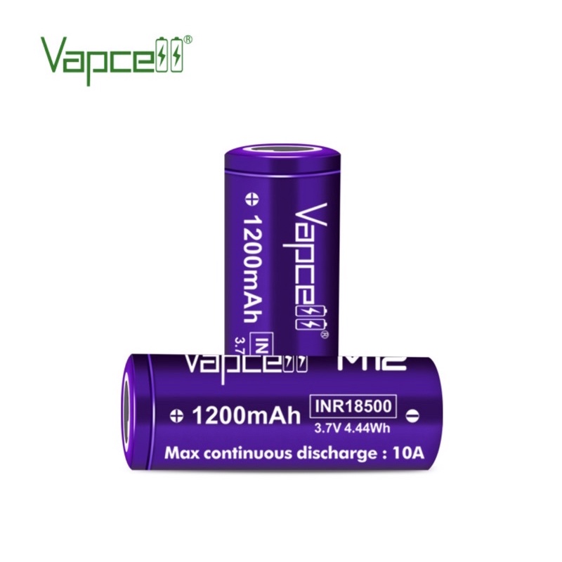 Vapcell M12 IMR18500 1200mAh 3.7V 4.44Wh ของแท้