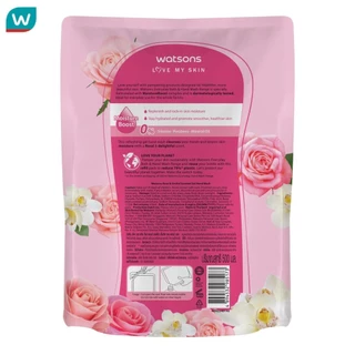 Watsons วัตสัน เลิฟ มาย สกิน โรส แอนด์ ออร์คิด เซ็นทิด เจล แฮนด์ วอช 500มล.(รีฟิล)