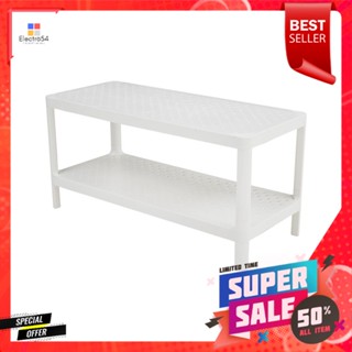 ชั้นวางรองเท้า 2 ชั้น STACKO MONO 70x30x34.3 ซม. สีขาว2-TIER SHOE RACK STACKO MONO 70X30X34.3CM WHITE