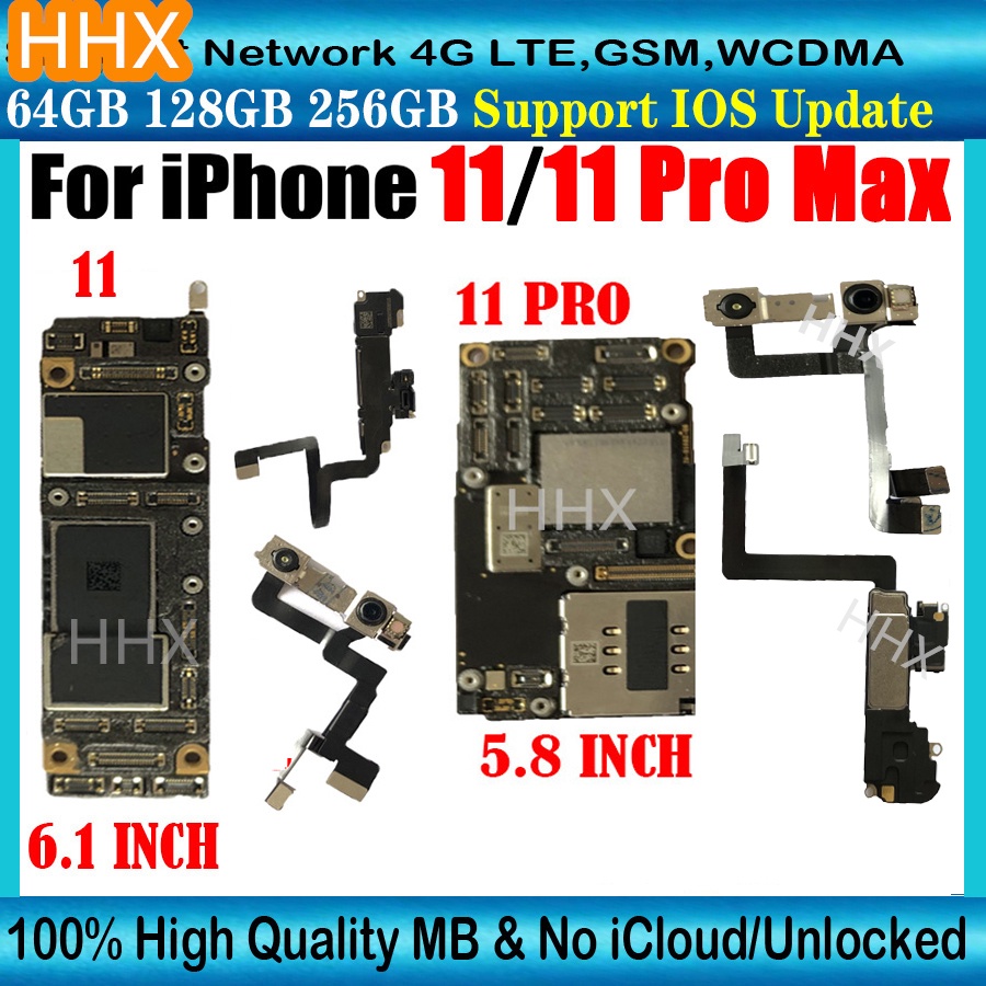 Support Ios Update For Iphone 11 Pro Max Motherboard Th Face Id 64g