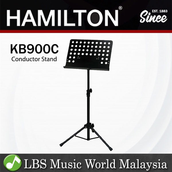 Hamilton KB900C Conductor Stand ขาตั้งหนังสือเพลงพร้อม Vent สําหรับเมนูอาหารและโต๊ะ (KB900)
