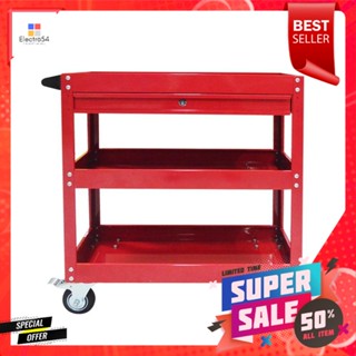 รถเข็นเครื่องมือช่างแบบมีลิ้นชัก DT-234 สีแดงTOOL STORAGE TROLLEY CART WITH DRAWER DT-234 RED