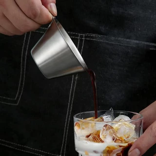 Measuring Cup Stainless Steel 120ml ถ้วยช็อตเอสเพรสโซ่ ช็อตกาแฟ
