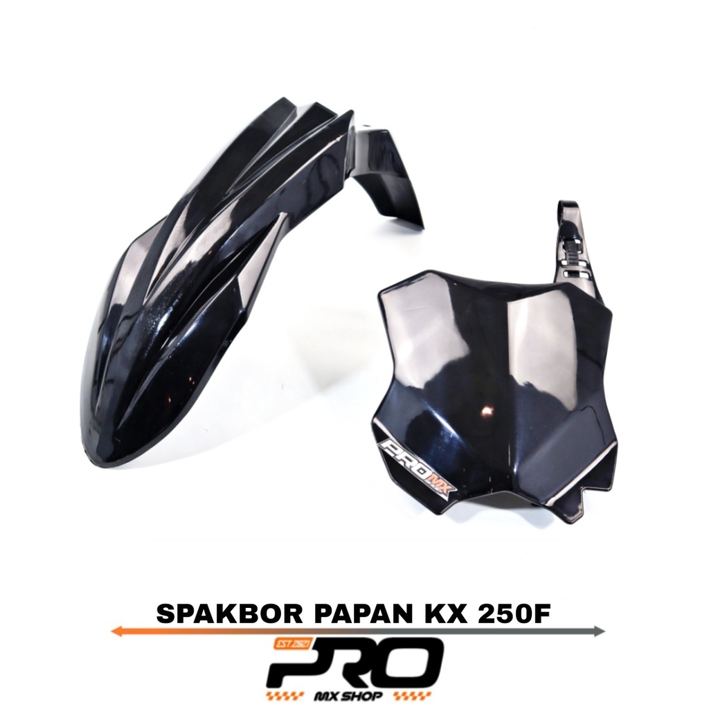 FRONT FENDER KXF 250 XROSSBONE จานตัวเลขสีดํา PLUS KXF 250 XOROSSBONE