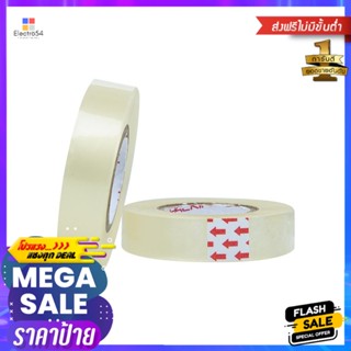 เทปใส PACK IN 12 MMX36หลา 2 แพ็คCLEAR STATIONERY TAPE PACK IN 12MMX36Y 2EA/PACK