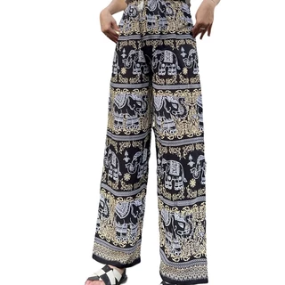 [งานไทย🇹🇭] กางเกงช้าง ขาปล่อย มี 2 กระเป๋า Elephant Pant 🐘 Free Size ใส่สบายไม่ร้อน