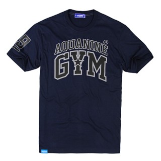 AQUANINE เสื้อยืด HIP STREET ลาย GYM (สีกรม) ลิขสิทธิ์แท้