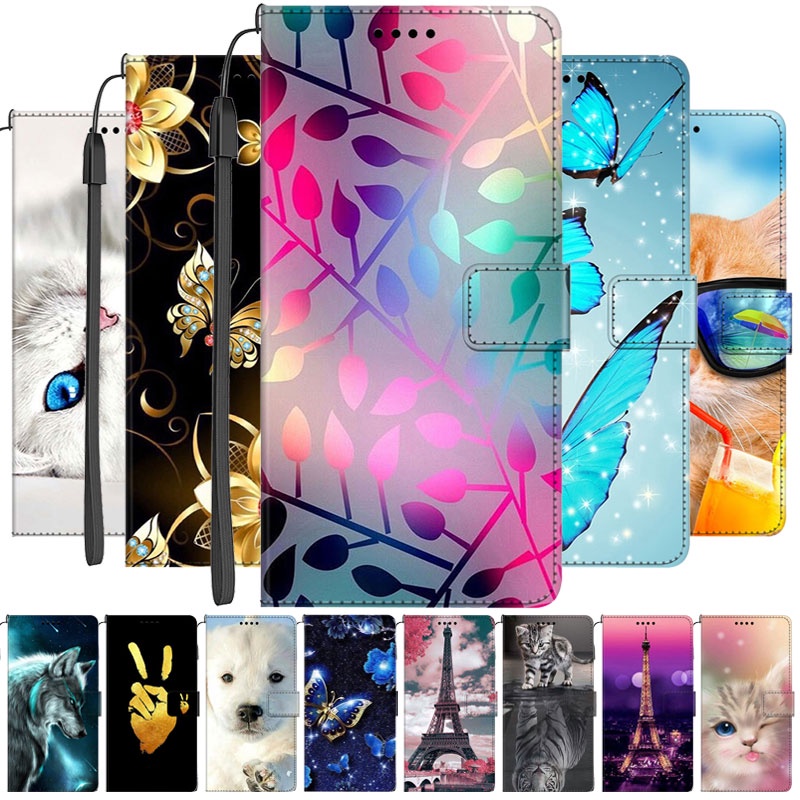 For Huawei Honor 9 Lite Case Leather Cover Flip Phone Cases For Huawei Nova 3 Stand Book Case Wallet bag for Huawei Y7 2