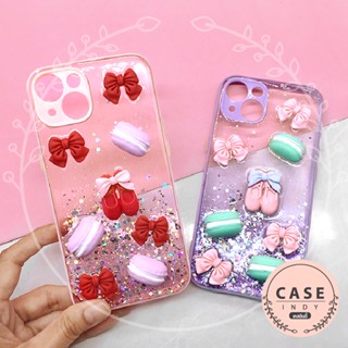 เคสเรียลมี Realme C17 C21เคสมือถือ TPU ขอบสีกันกล้อง กากเพชรกริตเตอร์ไล่สีติดอไหล่มาการอง