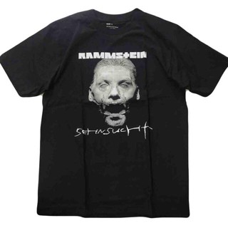 🔥 เสื้อวง Rammstein เสื้อยืดแขนสั้น Rammstein เสื้อยืด vetements x rammstien 🔥
