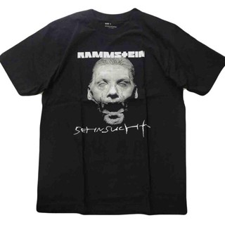 🔥 เสื้อวง Rammstein เสื้อยืดแขนสั้น Rammstein เสื้อยืด vetements x rammstien 🔥