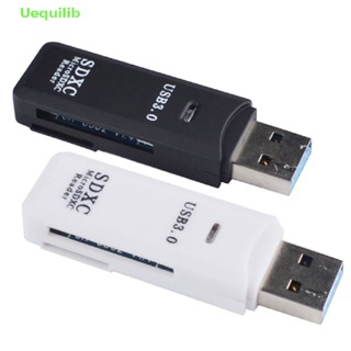 Uequilib USB 3.0 เครื่องอ่านหน่วยความจํา Micro TF SD Card Reader ความเร็วสูง เขียนแฟลชไดรฟ์ ใหม่