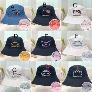 หมวก BUCKET SANRIO - ทรงปีกกว้าง บังแดดได้อย่างดี - กลับด้านใส่ได้ทั้ง 2 ด้าน