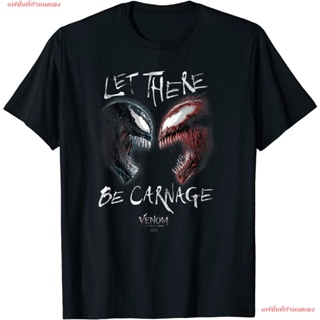 เสื้อยืดโอเวอร์ไซส์ ฮีโร่พลังเทพเจ้า มาร์เวลคอมิกส์ Marvel Venom: Let There Be Carnage &amp; Venom Showtimecartoon