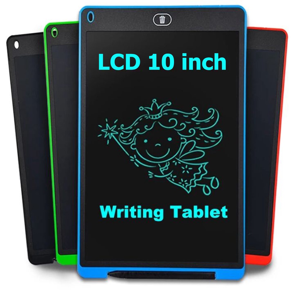 10 Inch LCD Writing Tablet Notepad Drawing  Message Plate Handwriting Portable Pad with Pen Built in Screen Lock &amp; E