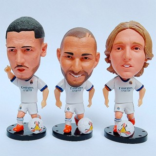 ฟิกเกอร์ตุ๊กตา Benzema Modric Marcelo Football Star Player ของเล่นสําหรับเด็ก