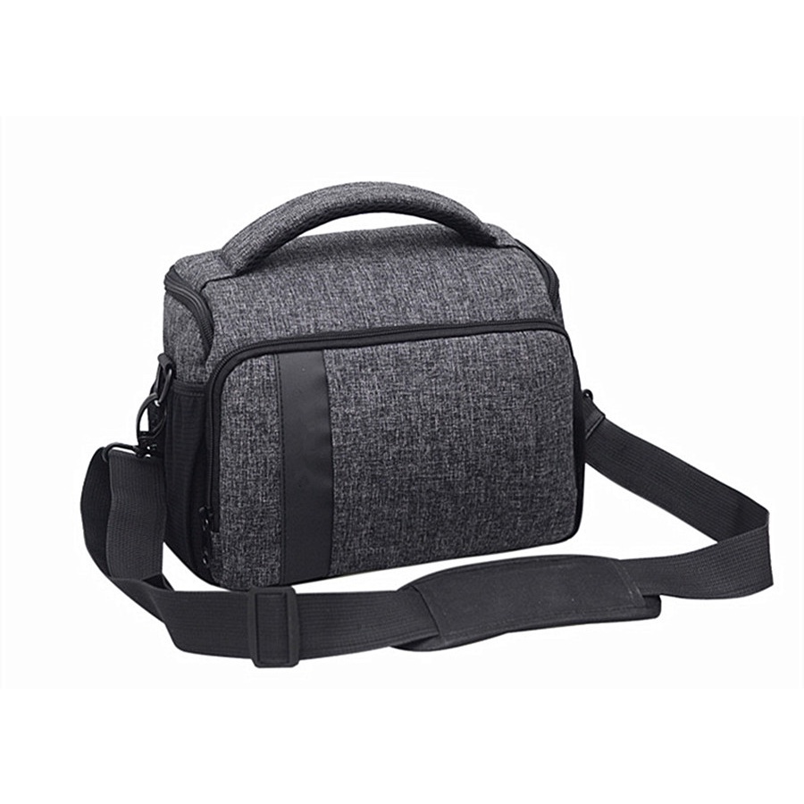 Biege Camera Bag Case w/ Strap SLR Photo 35mm Video Olympus