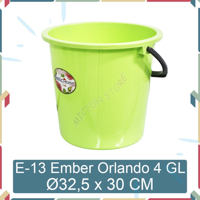 MICTON Lion Star Basic Home E-13 Orlando 4 แกลลอน 18Lt ถังพลาสติก 1