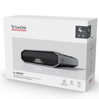 SanDisk Professional 4TB G-DRIVE Enterprise-Class USB 3.2 Gen 2 External Hard Drive (SDPHF1A-004T-SBAAD) ประกัน 3ปี