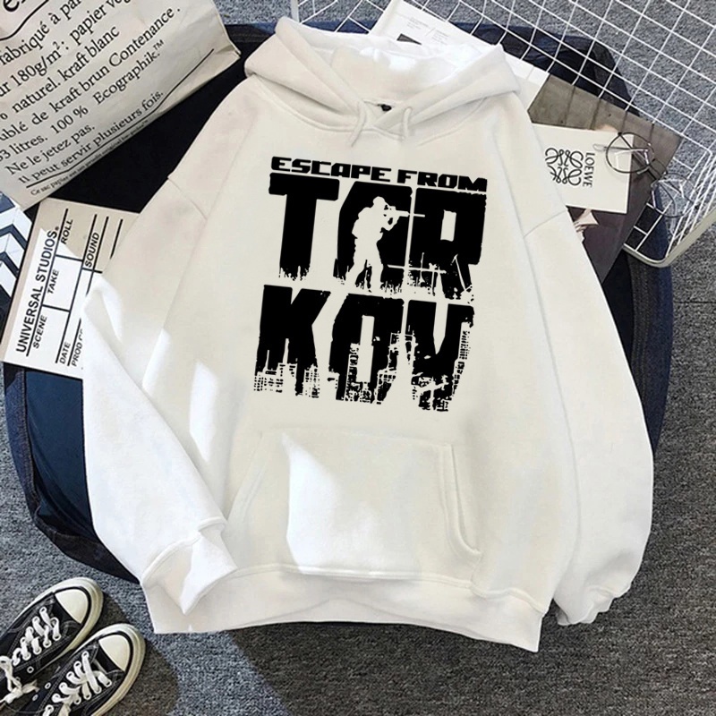 Escape from tarkov เสื้อฮู้ดชาย 2022 อะนิเมะผู้ชาย hoddies กราฟิกมังงะ