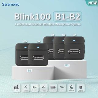 Saramonic Blink100 Ultracompact 2.4GHz Dual-Channel Wireless Microphone System  สินค้าชุด ( B1 - B2 )