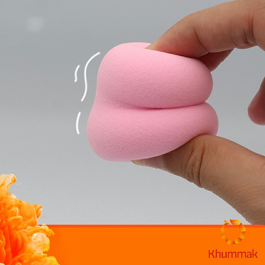 Khummak เปียกและแห้ง ฟองน้ำแต่งหน้า แป้งพัฟ Sponge beauty egg - รูปที่ 4