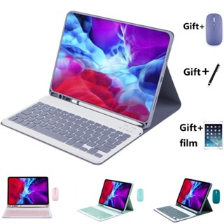 Color Cover For 10.9 8th 9Th Gen 10.2 2021 2020 Leather Case With Bluetooth Keyboard Case For iPad 10.2 Inch 2019 Pro 10