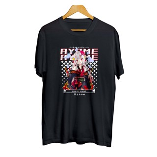 เสื้อยืด ลายการ์ตูนอนิเมะ infinite vtuber NAKIRI AYAME distro - HOLOLIVE Jp100% combed 30s