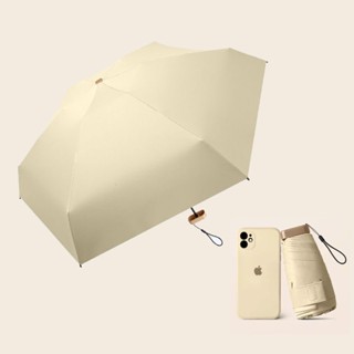 ร่มแคปซูล ร่มพกพาขนาดเล็ก กันน้ำกันแดด ร่มน้ำหนักเบา Capsule Umbrella ร่มพับ UPF/UV น่ารัก ขนาดเล็ก ร่มกันแดด พับเก็บได้ 5ตอน SA1603