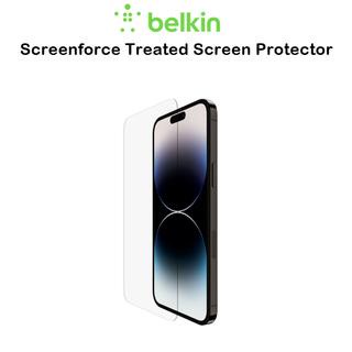 Belkin Screenforce Treated Screen Protector ฟิล์มกระจก9Hเกรดพรีเมี่ยม ฟิล์มสำหรับ iPhone13/iPhone14Series(ของแท้100%)