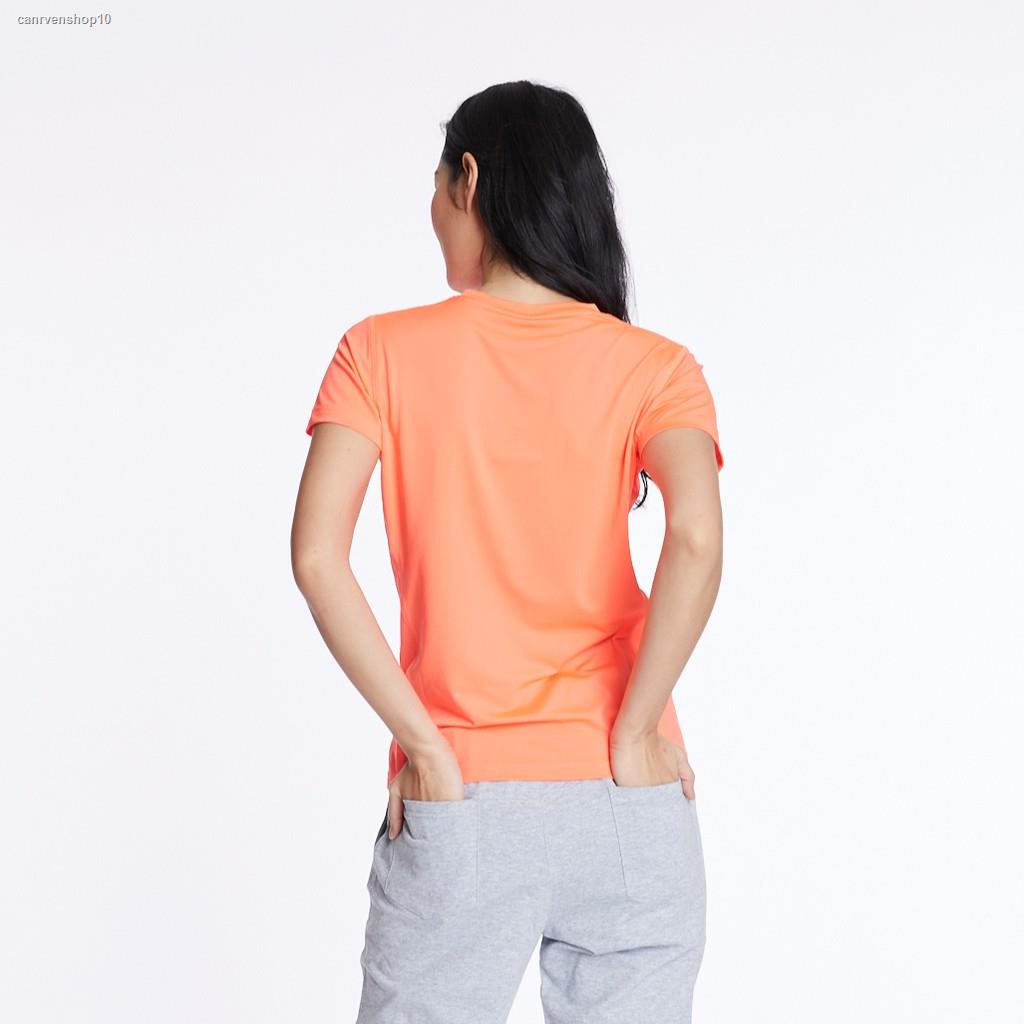 จัดส่งเฉพาะจุด จัดส่งในกรุงเทพฯBODY GLOVE Women's Basic Drycool T-Shirt เสื้อยืด ผู้หญิง สีส้ม-54