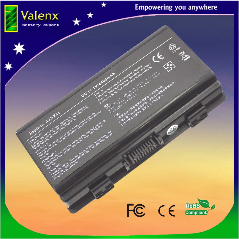 laptop battery for Asus X58 X51L X58L T12 T12C T12Jg T12Er T12Fg T12Ug X51R X51H X51RL X58C A31-T12 