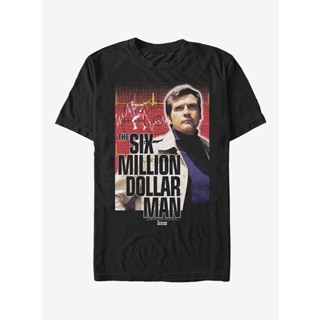 เสื้อยืด พิมพ์ลายโปสเตอร์ The Six Million Dollar แฟชั่นฤดูร้อน สําหรับผู้ชาย