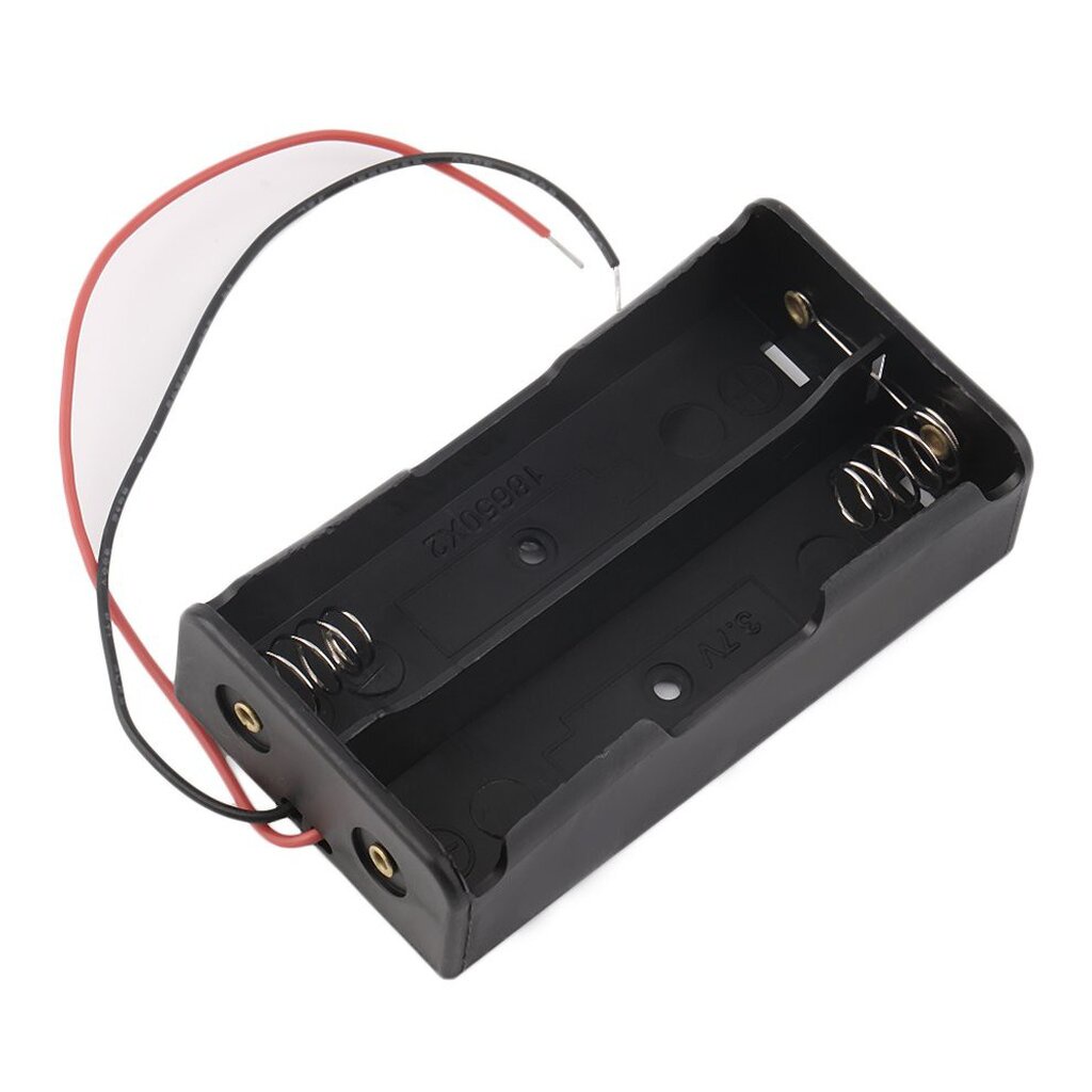 รางถ่าน 18650 ต่อแบบอนุกรม ขนาด 2 ก้อน 18650 battery box holder 2*3.7V