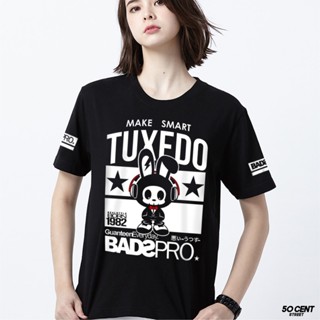 Just Say Bad &amp;#174; เสื้อยืดลาย รุ่น Tuxedo สีดำ ( ลิขสิทธิ์แท้ ) แขนสั้น เสื้อยืดผู้หญิง M L XL 2XL TS