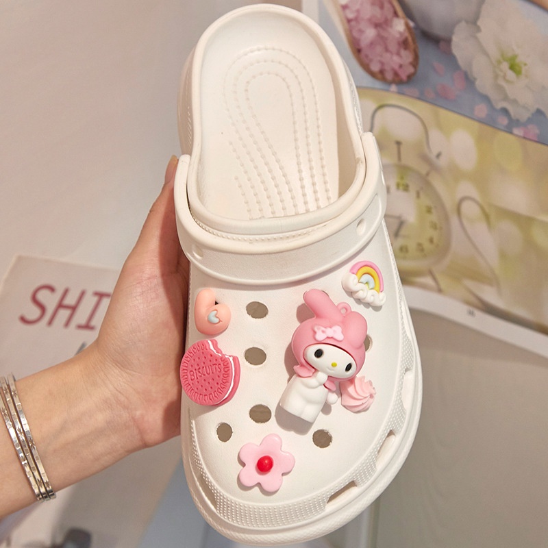 JIBBITZ Crocs charms ตัวติดรองเท้า KulomiCinnamon ตัวติดรองเท้า Crocs