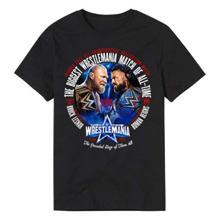 เสื้อยืดใหม่ 2022GILDAN [Clic Fashion]ใหม่ เสื้อยืดแขนสั้น คอกลม ผ้าฝ้าย 100% พิมพ์ลาย Wwe Roman Reigns 3D แฟชั่นฤดูร้อน