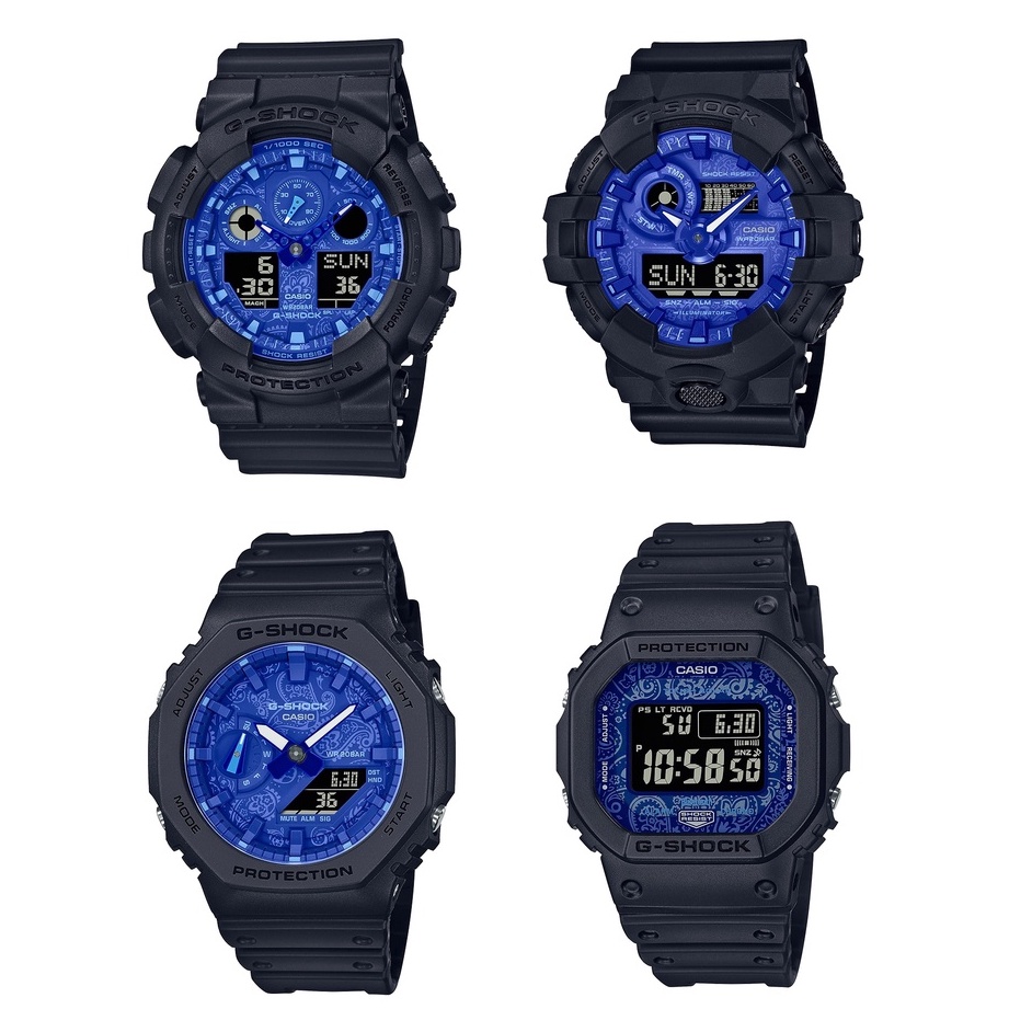 Casio G-Shock รุ่น GA-100BP-1A,GA-700BP-1A,GA-2100BP-1A,GW-B5600BP-1