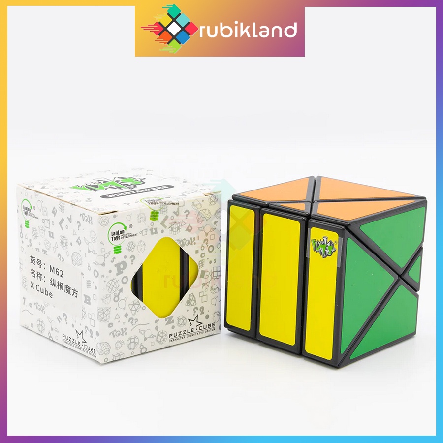 Rubik LanLan Skewb X Rubiks Cube 6 ด้าน Variant ของเล่นทางปัญญา - Rubik Land
