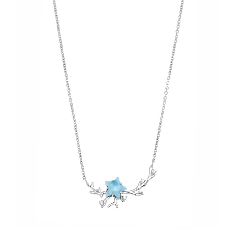 Jarretière Vintage Argent 925 Avec Zircone Bleu Et Rubis – Forme étoile – Cadeau Romantique