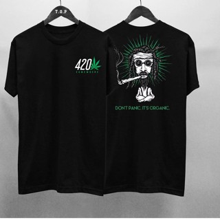 Tee ล่าสุด Pbm เสื้อยืด Distro 420 Dont Panic หวี - แฟชั่นนาคาพิมพ์ na Tshirt ฝ้าย unisex ที )Xh