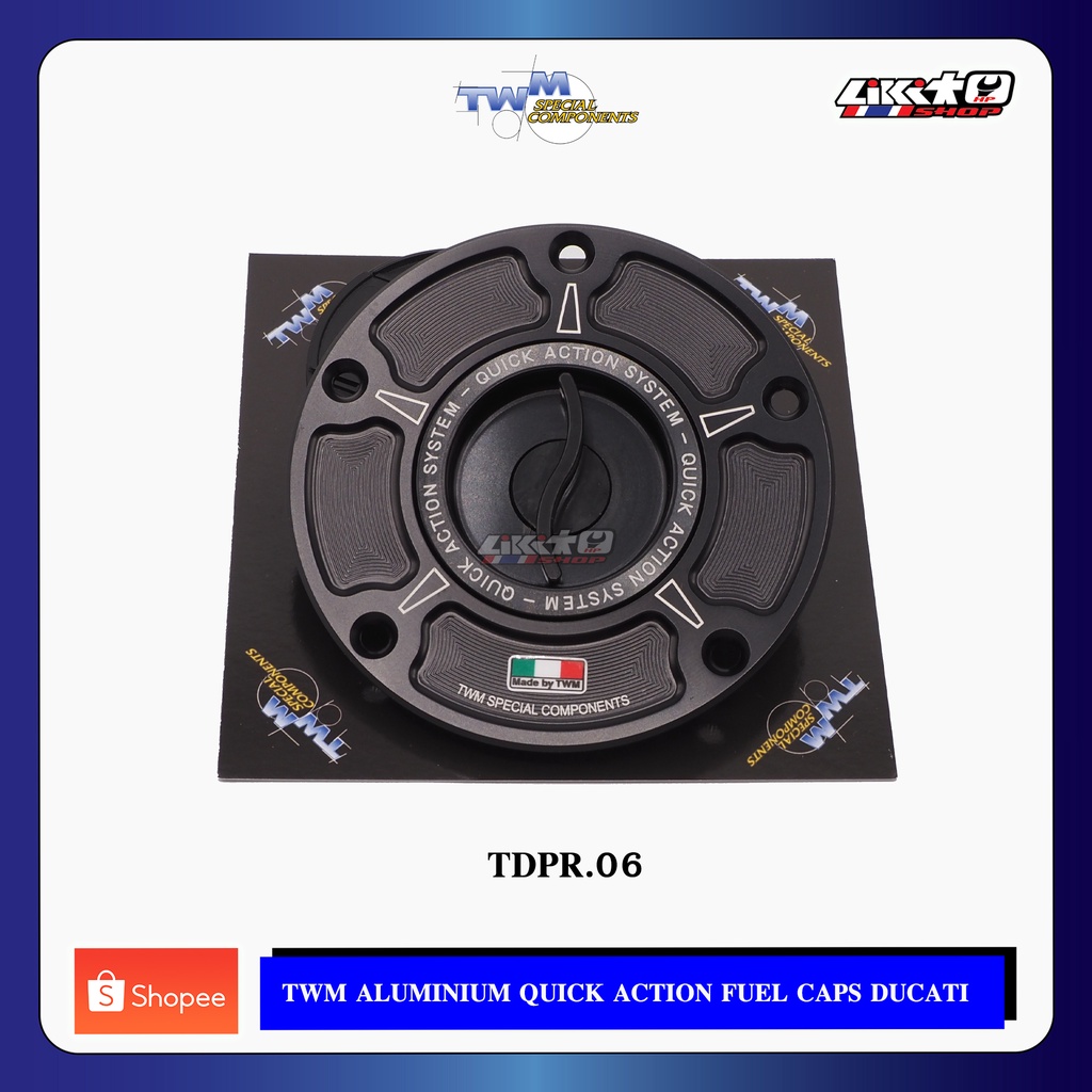 TWM ฝาถังน้ำมัน DUCATI (TDPR.06) - QUICK ACTION FUEL CAP