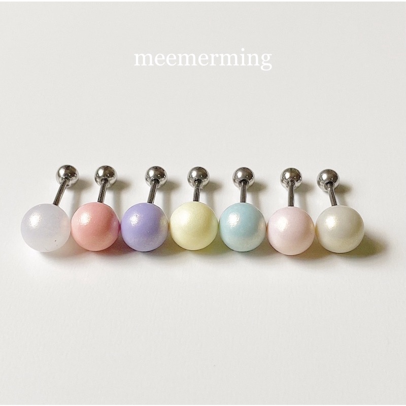 Bubble Pastel [pirecing] จิวหู บับเบิ้ลสีพาสเทล