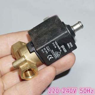 Azj วาล์วโซลินอยด์เครื่องชงกาแฟ AC 220V อินเตอร์เฟซ G1/8 อุณหภูมิสูง แรงดันสูง 1 ชิ้น