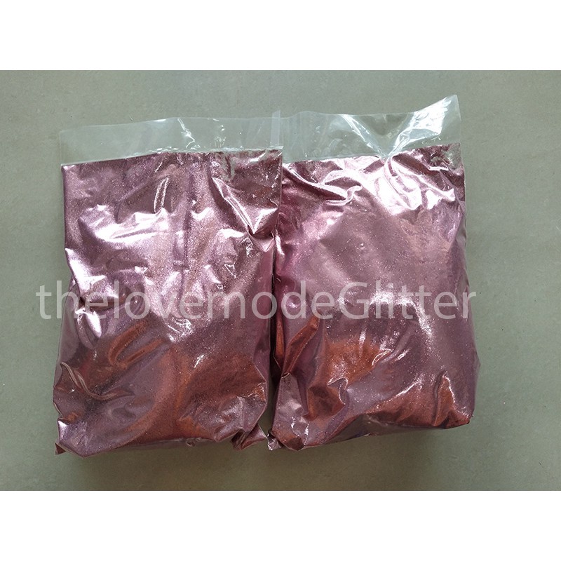 กากเพชรสีชมพูกลีบบัว (แวววาวธรรมดาไม่ท้อนแสงรุ้ง)กลิตเตอร์  เบอร์เกล็ด 96  เกรด A  / 0.5 กก.